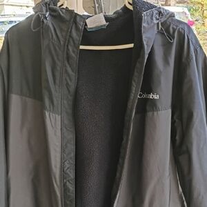 Columbia Black Ski Jacket with Hood